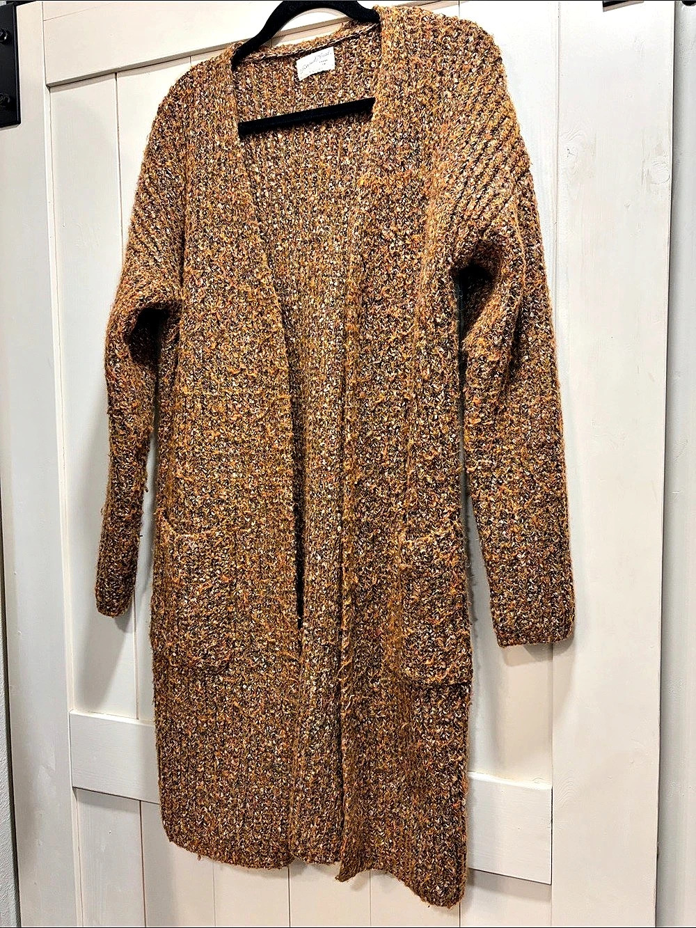 Universal Thread Cardigan Brown Textured Knit